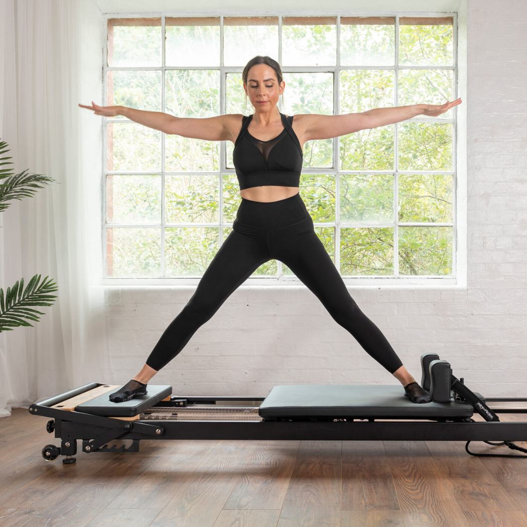 Platform Extender for R8-Pro Pilates Reformer exercise
